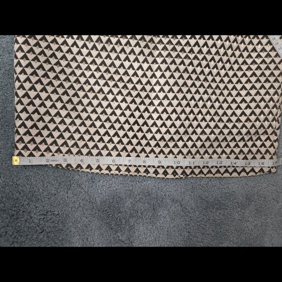 Banana Republic Pencil Skirt Metallic Gold Geometric  Size 0 NWT - Picture 6 of 10